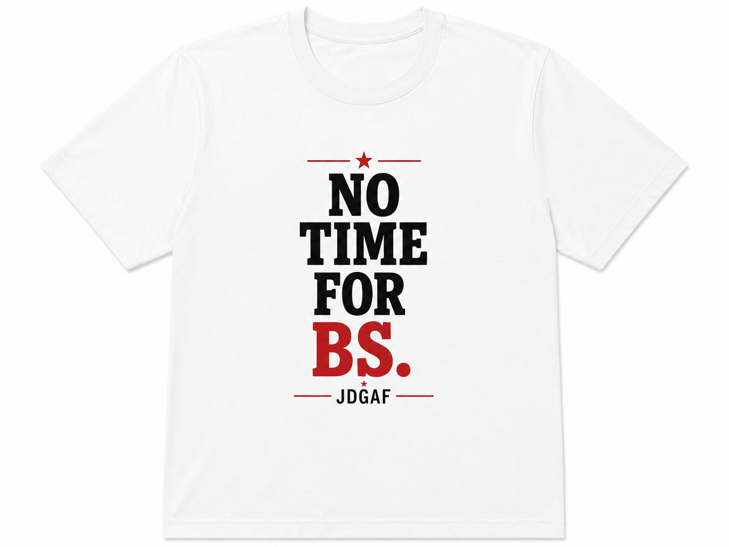 No Time For FB Salt White Tee