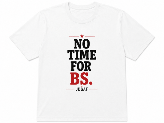 No Time For FB Salt White Tee