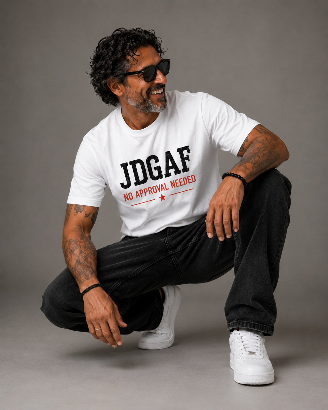 Signiture Salt White Tee