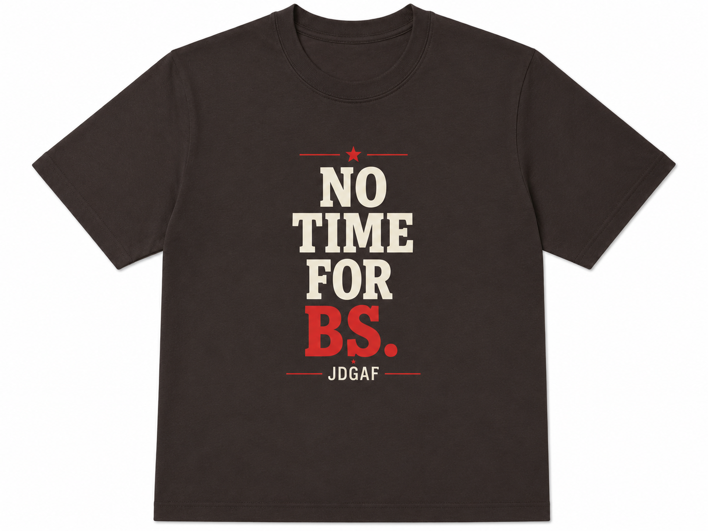 No Time For FB Outlaw Brown Tee