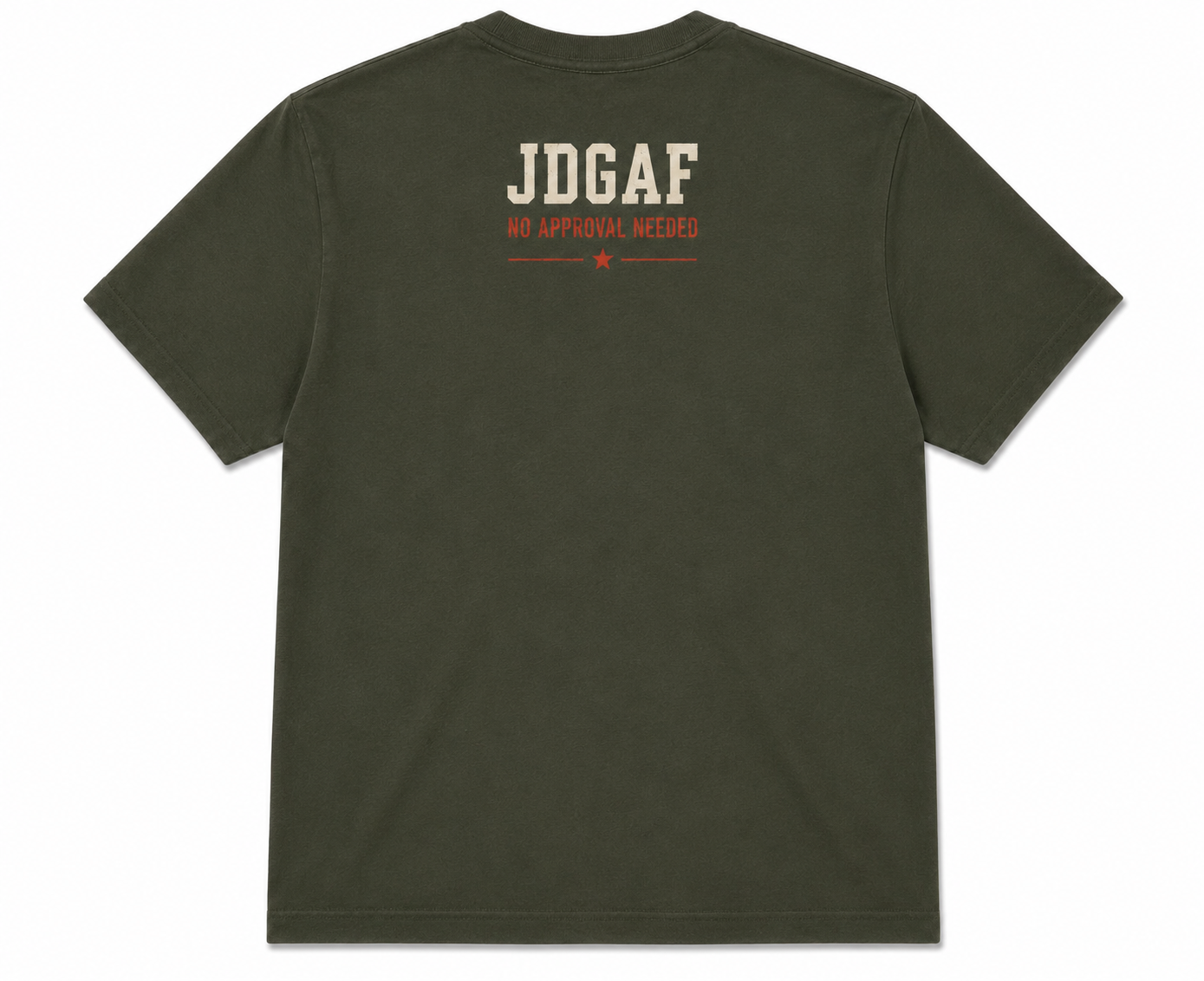 Low Tolerance, High Standards Army Green Tee