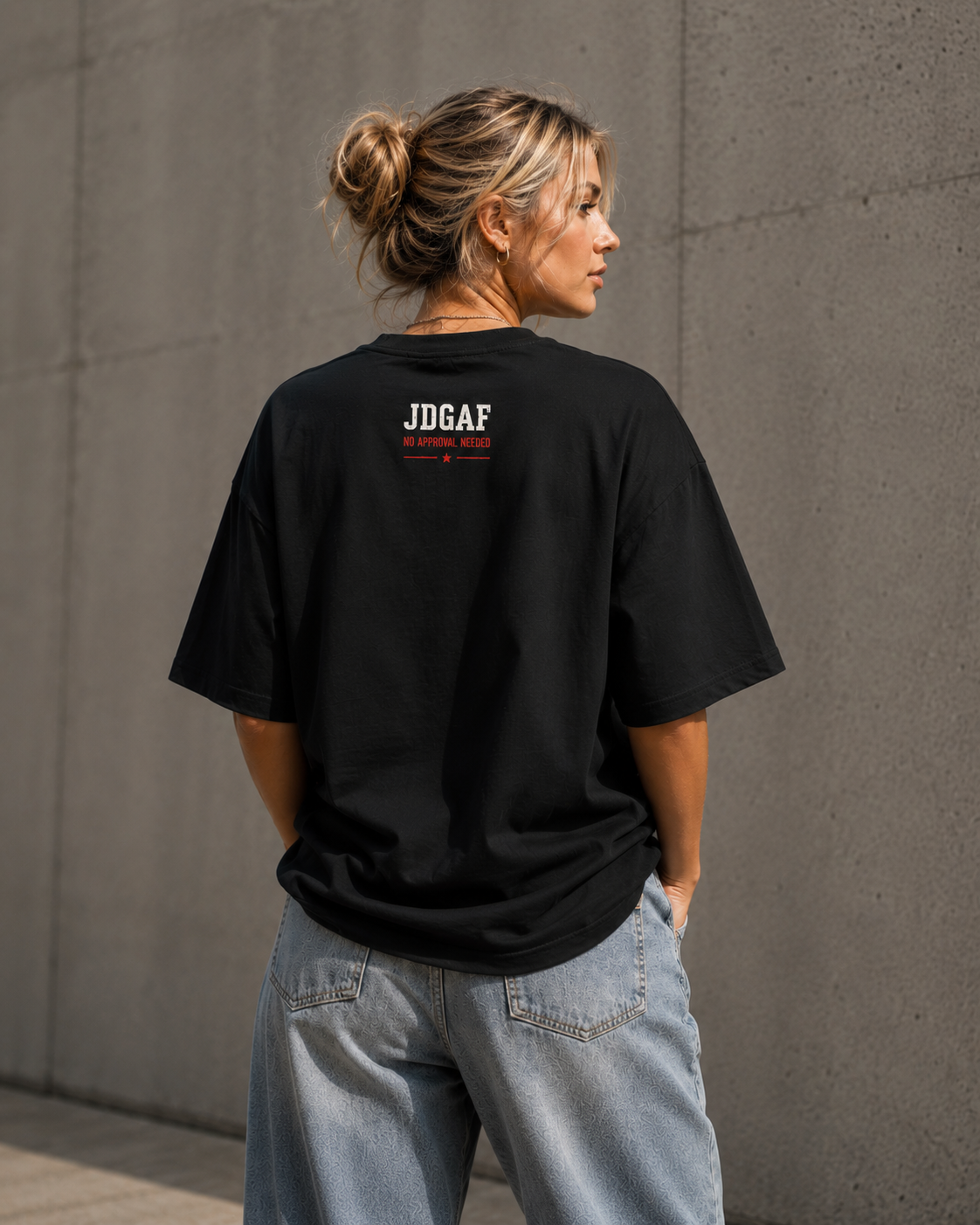 Nope, no today Midnight Black Tee